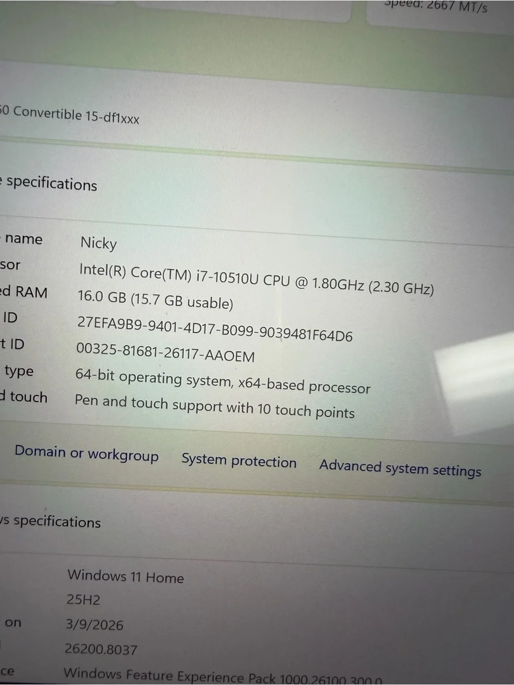 HP Spectre x360 Convertible 15-df1xxx Rose gold and grey Touchscreen Laptop